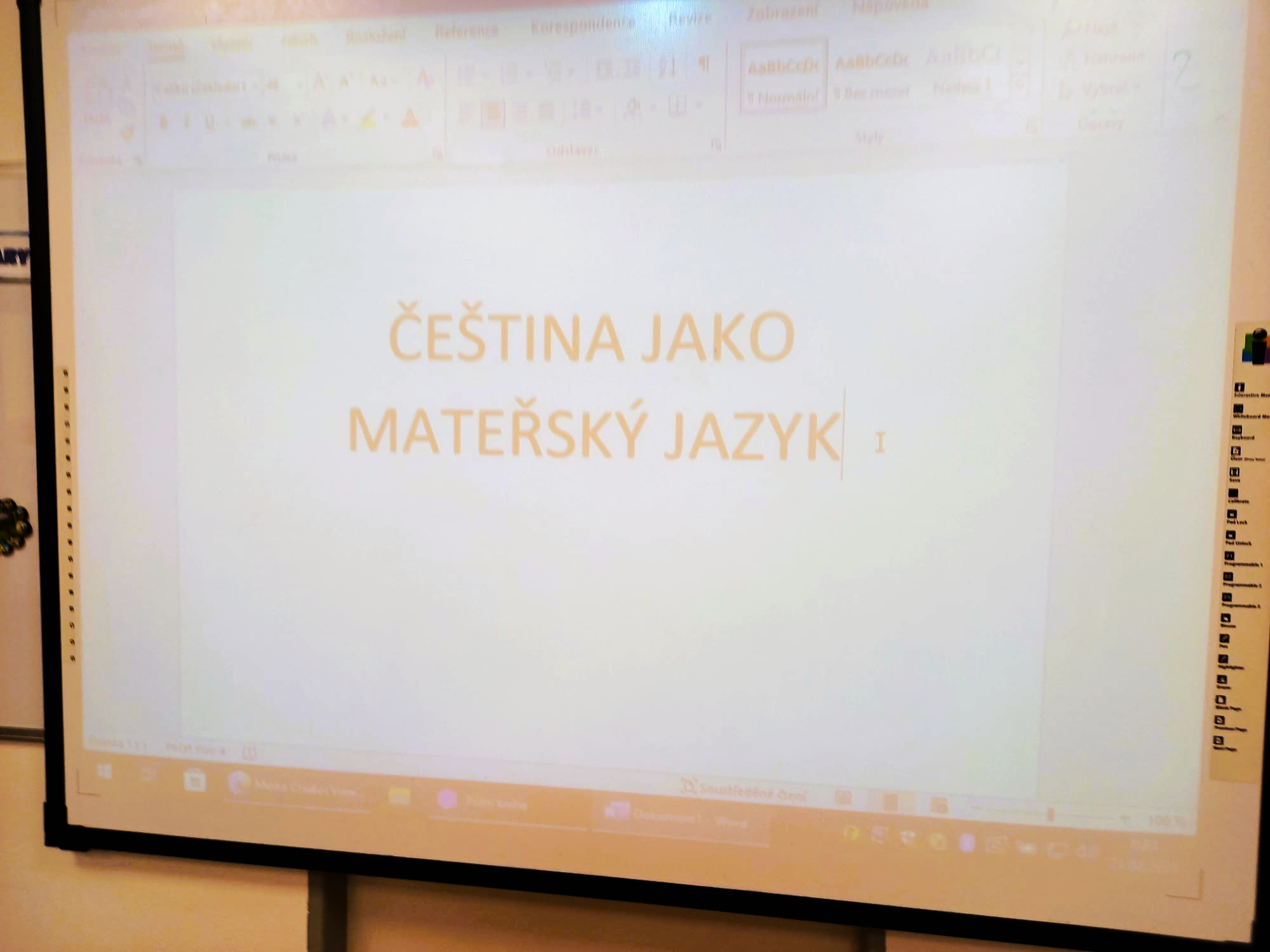 tabule-čeština jako druhý jazyk