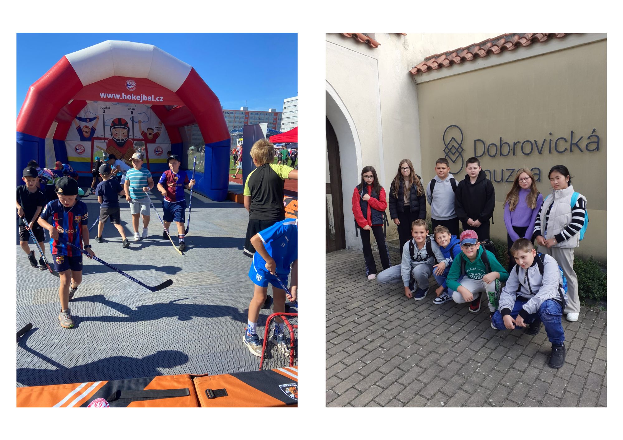 Foto dětí z Pohneme Mladou Boleslaví a Dobrovických muzeí